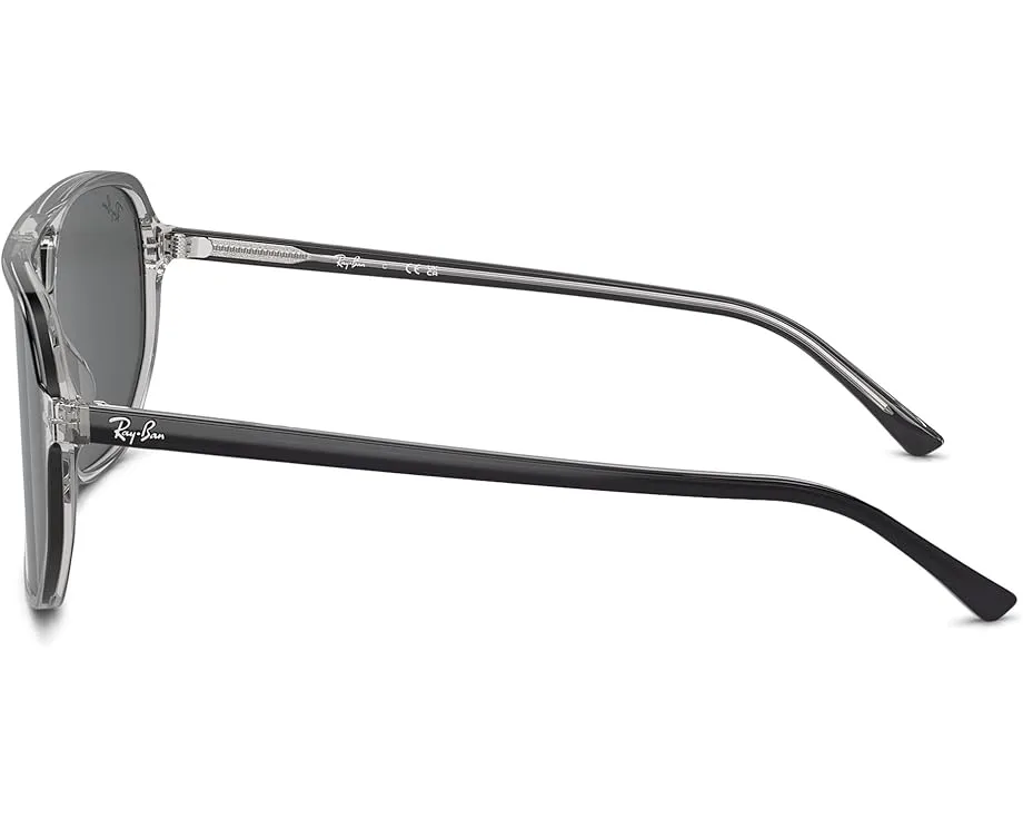 Солнцезащитные очки Ray-Ban Bill One с ацетатной оправой и поляризованными линзами