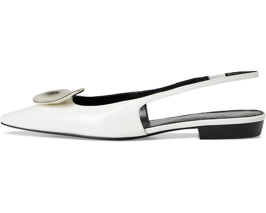 Босоножки Patos Slingback от Tory Burch на квадратном каблуке