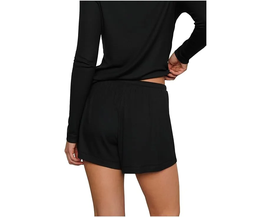 Шорты Eberjey Dream Rib Relaxed из модала с завязками на поясе