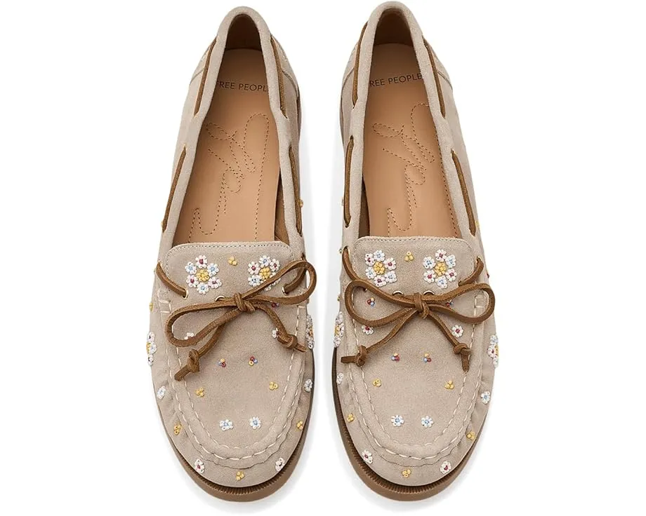 Ботинки лодочники Free People Sandy с ручной вышивкой бисером