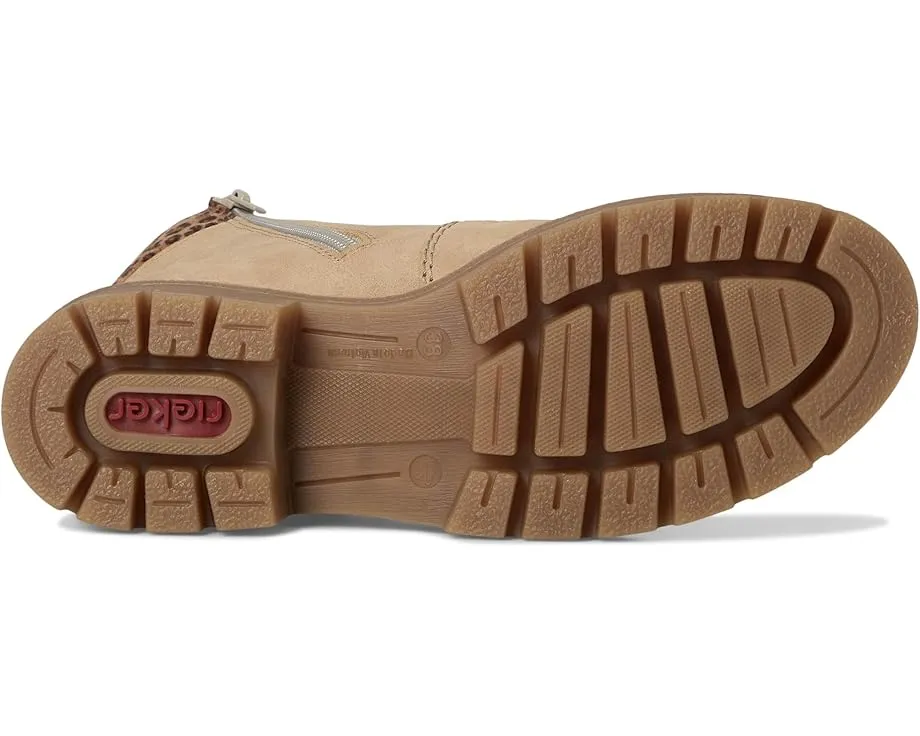 Ботинки Rieker Sabrina 18 на шнуровке с меховым кантом