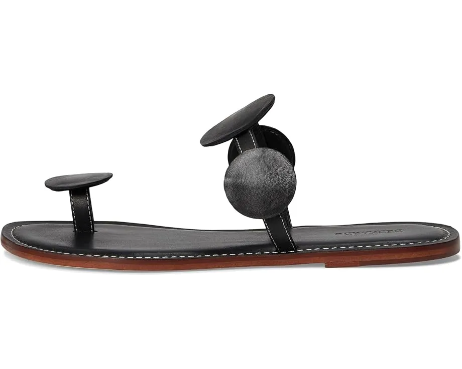 Сандалии Bernardo New Moon без каблука с кожаными дисками и удобной стелькой