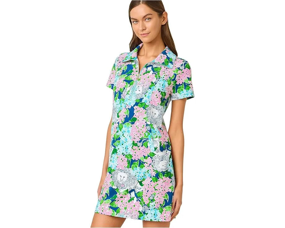 Lilly Pulitzer платье Eleni с защитой UPF 50+ и длинными рукавами