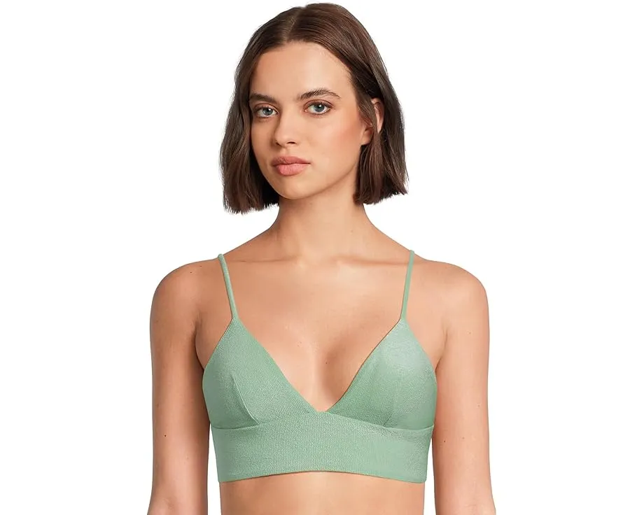 Купальник Maaji Shamrock Green Mirage с треугольным топом и регулируемыми бретелями