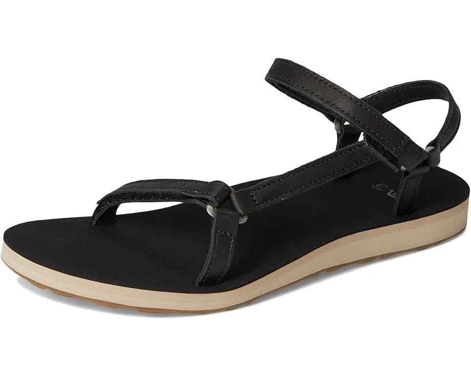 Сандалии Original Universal Slim Lea от Teva из мягкой кожи с регулируемыми ремешками