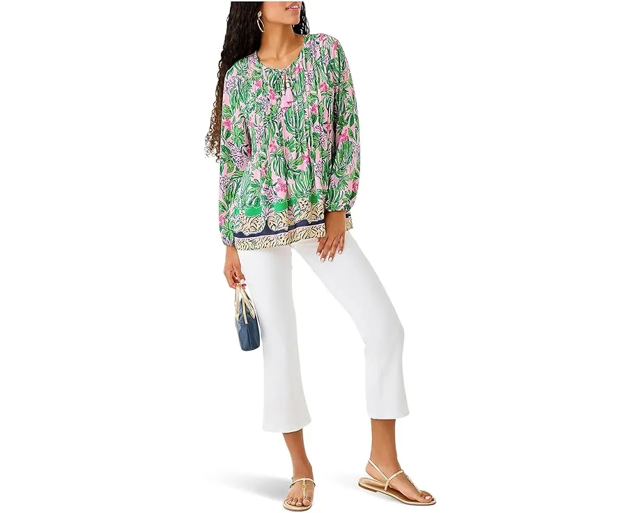 Туника Lilly Pulitzer Marilina с длинным рукавом и завязками