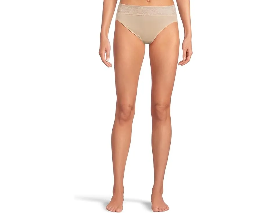 Трусы Wacoal Comfort Touch Hi Cut с кружевной резинкой из тенсела