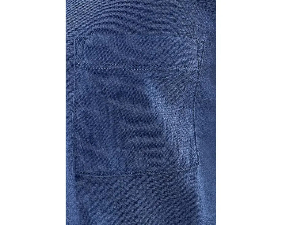 Топ Eberjey Aloe Cotton Tank из хлопка с алоэ синего цвета