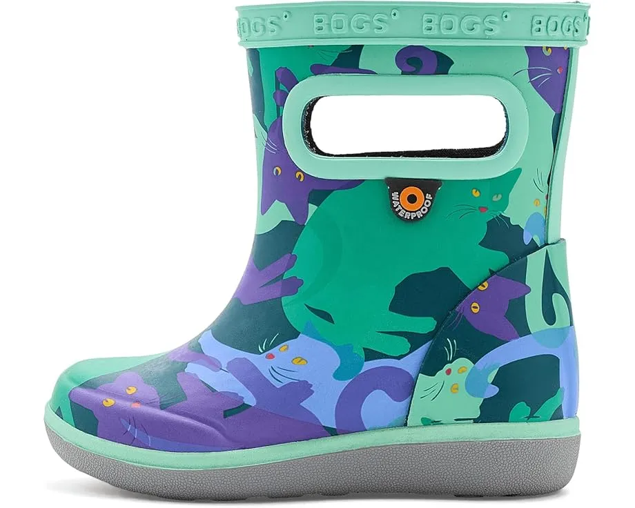 Детские сапоги Bogs Kids Skipper II Catmo с принтом котиков