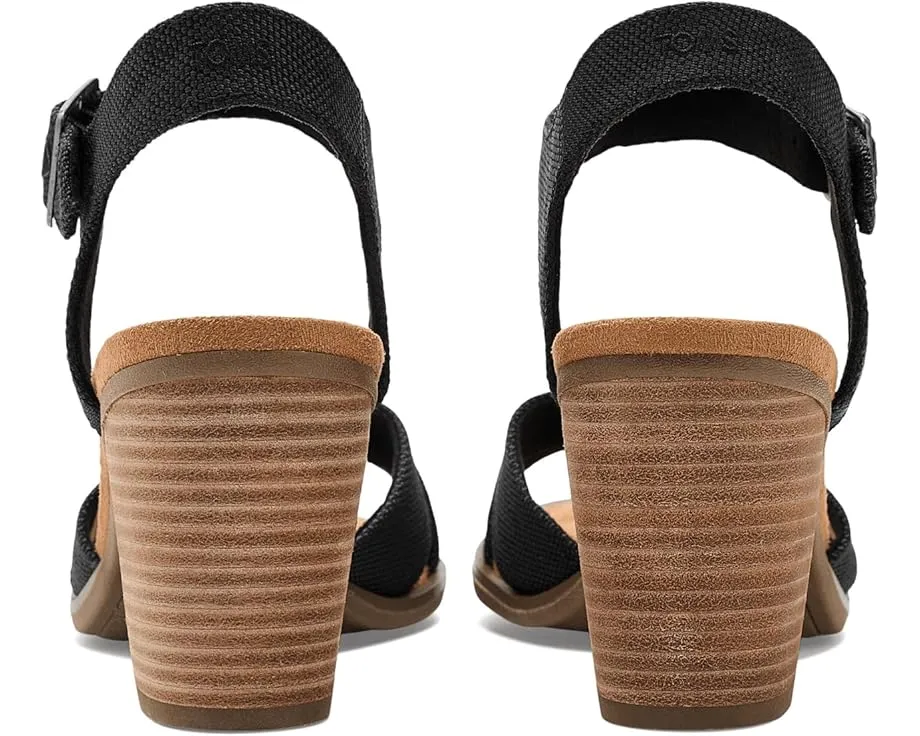 Сандалии TOMS Majorca Ankle Strap на квадратном каблуке с ремешком на щиколотке