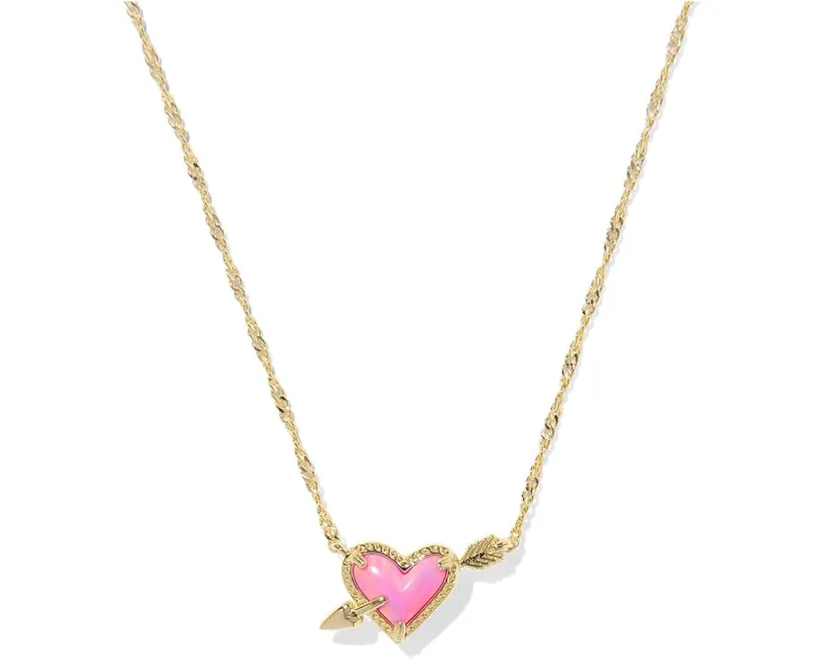 Короткое колье Kendra Scott Ari Heart Arrow с подвесом