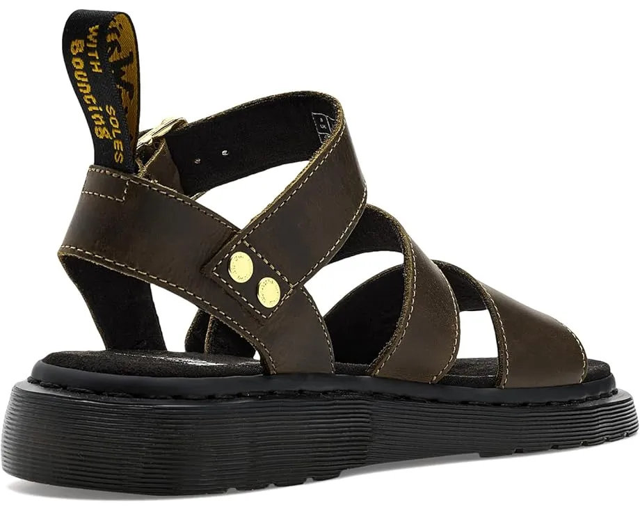 Сандалии Dr. Martens Gryphon из кожи с двойной пряжкой