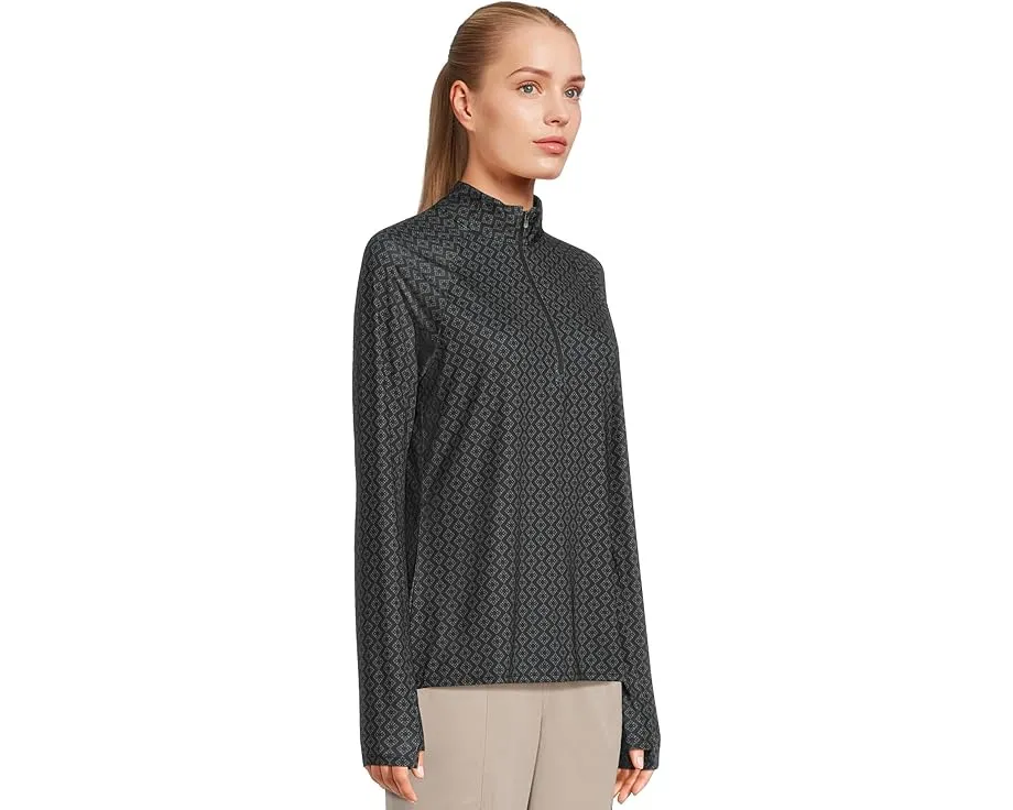 Толстовка L.L.Bean Access Trail с принтом и молнией на четверть