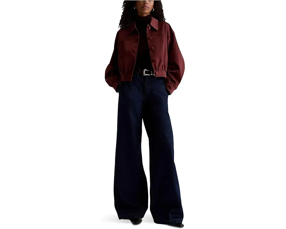 Брюки AG Deven с ультра высокой посадкой и широкими штанинами