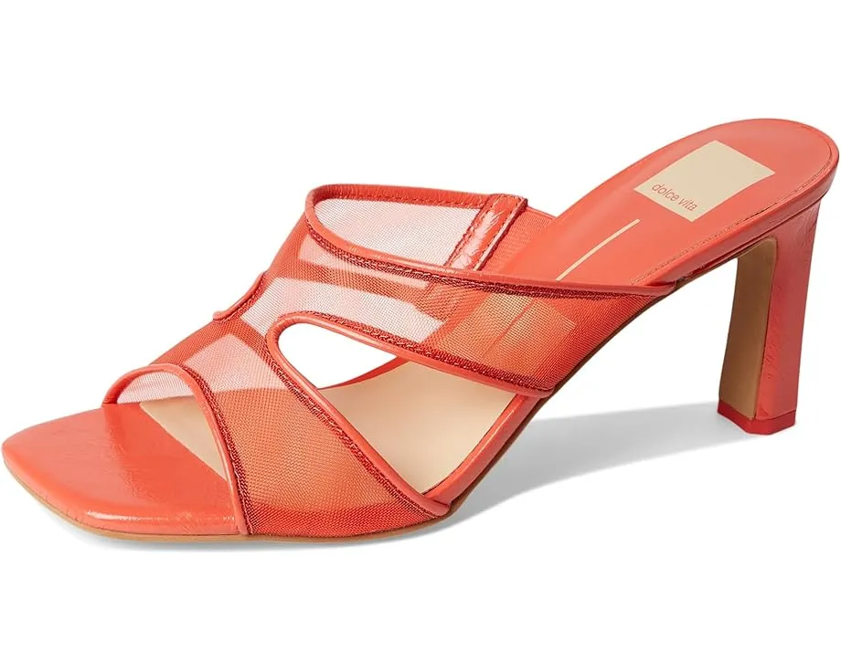 Босоножки Gitel на тонком каблуке с вырезами по бокам и эластичными вставками Dolce Vita