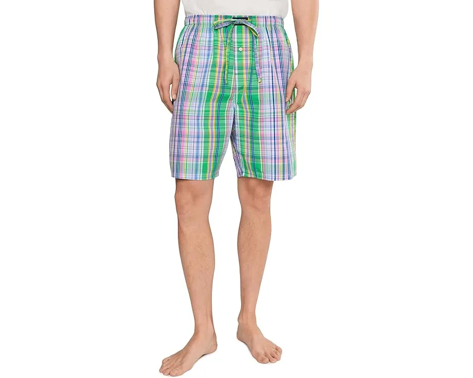 Пижамные шорты Polo Ralph Lauren Woven Sleep с вышитым логотипом