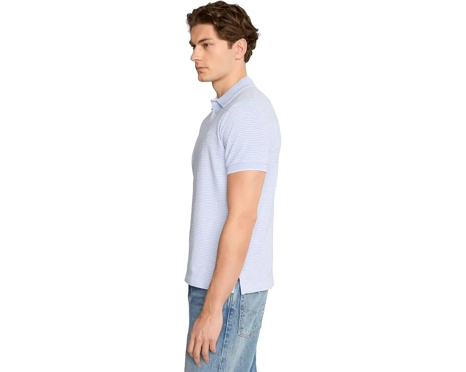 Поло Polo Ralph Lauren в полоску из стретч-сетки с зауженным кроем Custom Slim