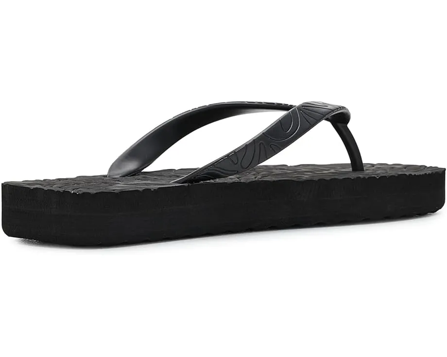 Шлепанцы Roxy Beach Up с легкой конструкцией и круглым носком