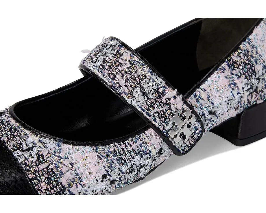 Туфли Tory Burch Cap-Toe Mary Jane Heel Ballet 25mm с контрастным носком