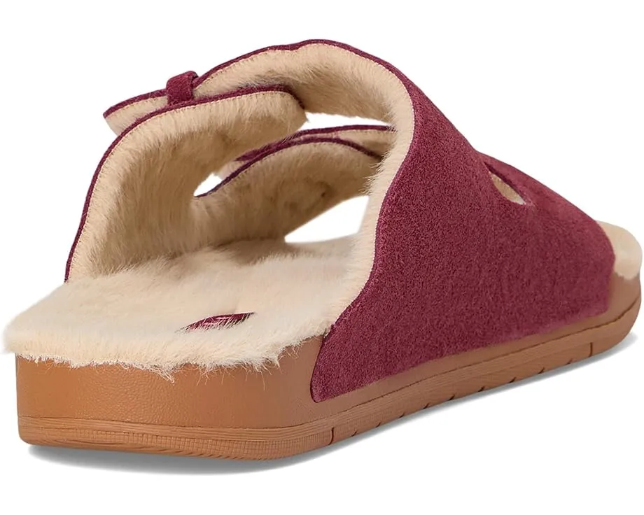 Сланцы Reef Ojai Two Bar Cozy из замши с искусственным мехом