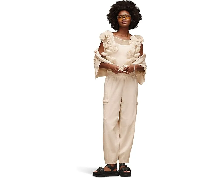 Брюки Arisbeth Barrel Pant свободного кроя с накладными карманами и текстурированной вязкой