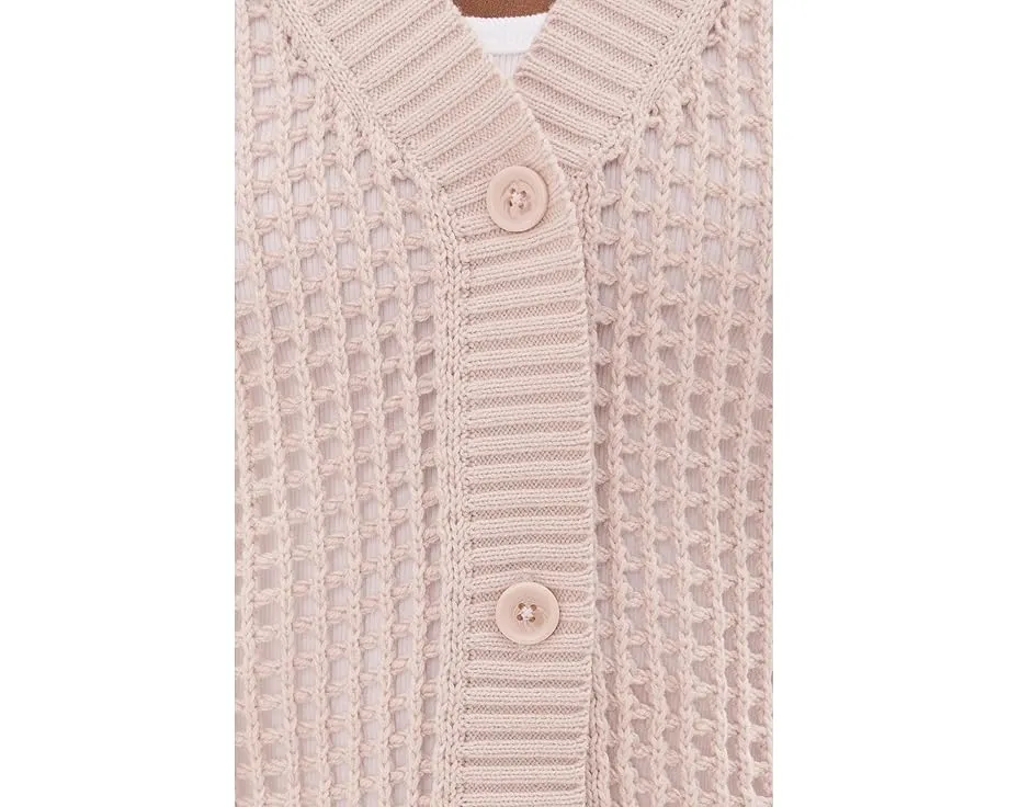 Кардиган Camellia Cardigan с сетчатой вязкой и V-образным вырезом от Splendid