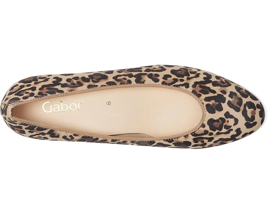 Gabor 71.421.32 замшевые лодочки на устойчивом каблуке