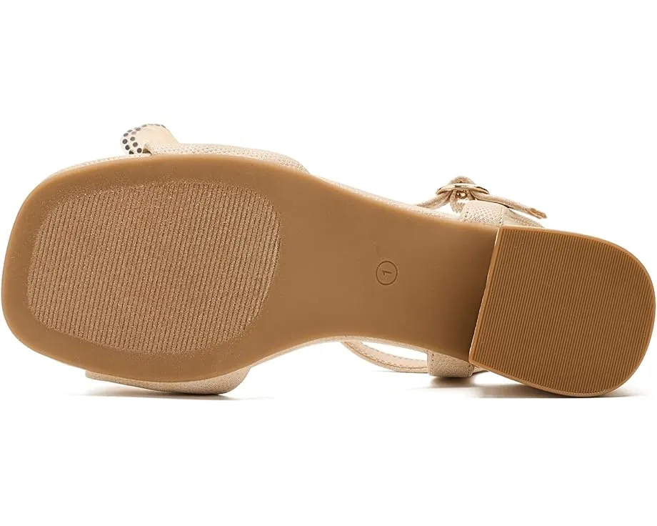 Детские сандалии Steve Madden Kids Cinthia с квадратным каблуком и цветочным декором