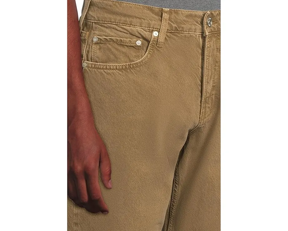 Джинсы Paige Normandie Rigid Straight Leg из жесткого денима светлого оттенка