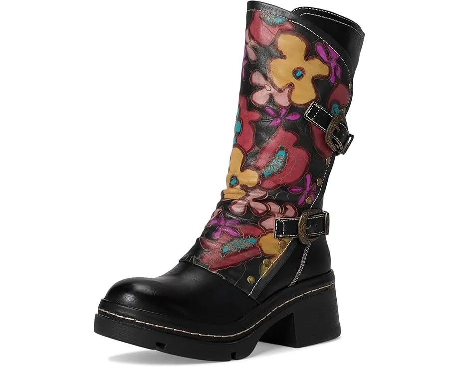 Высокие сапоги Coolvibes с вышивкой и каблуком 6 см