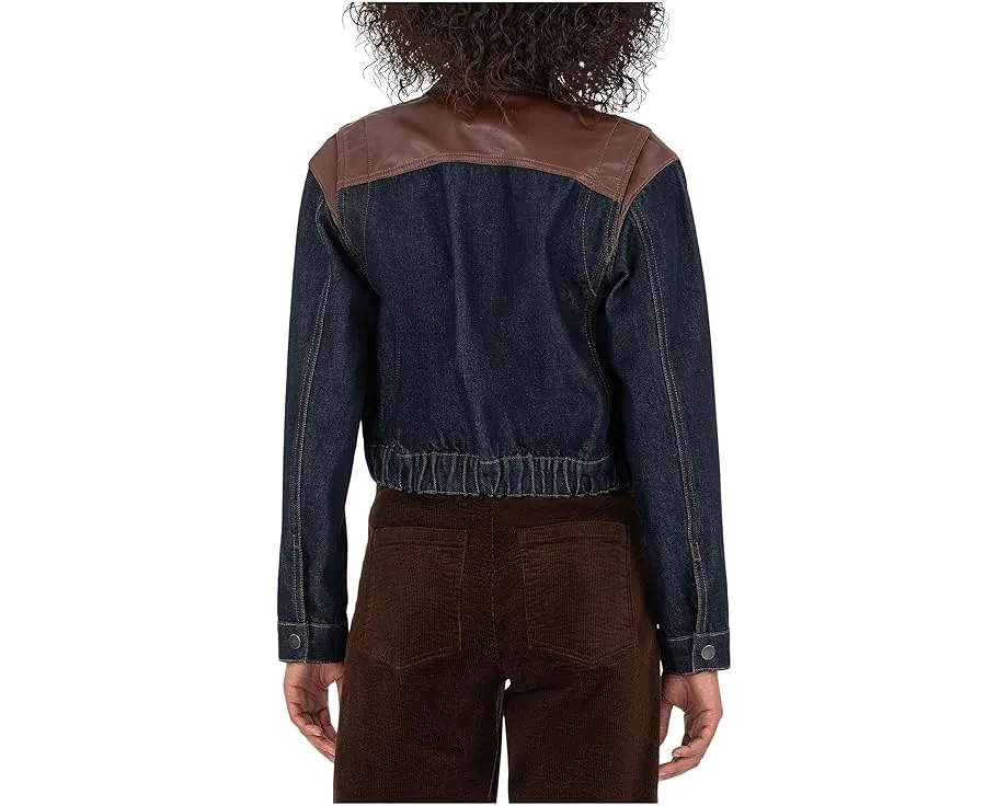 Куртка Ella с контрастным воротником и застежкой на пуговицы от KUT from the Kloth