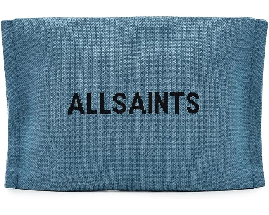 Клатч AllSaints Izzy Steel Blue из переработанного полиэстера