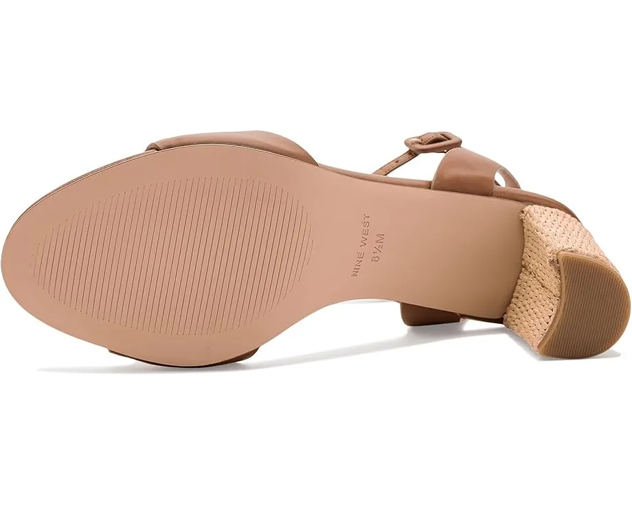 Сандалии Nine West Pheba с плетеным каблуком и пряжкой
