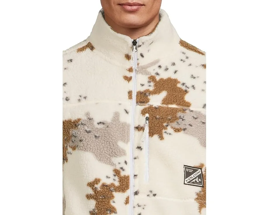 Толстовка Volcom Snow Nelson Sherpa на молнии из мягкого флиса