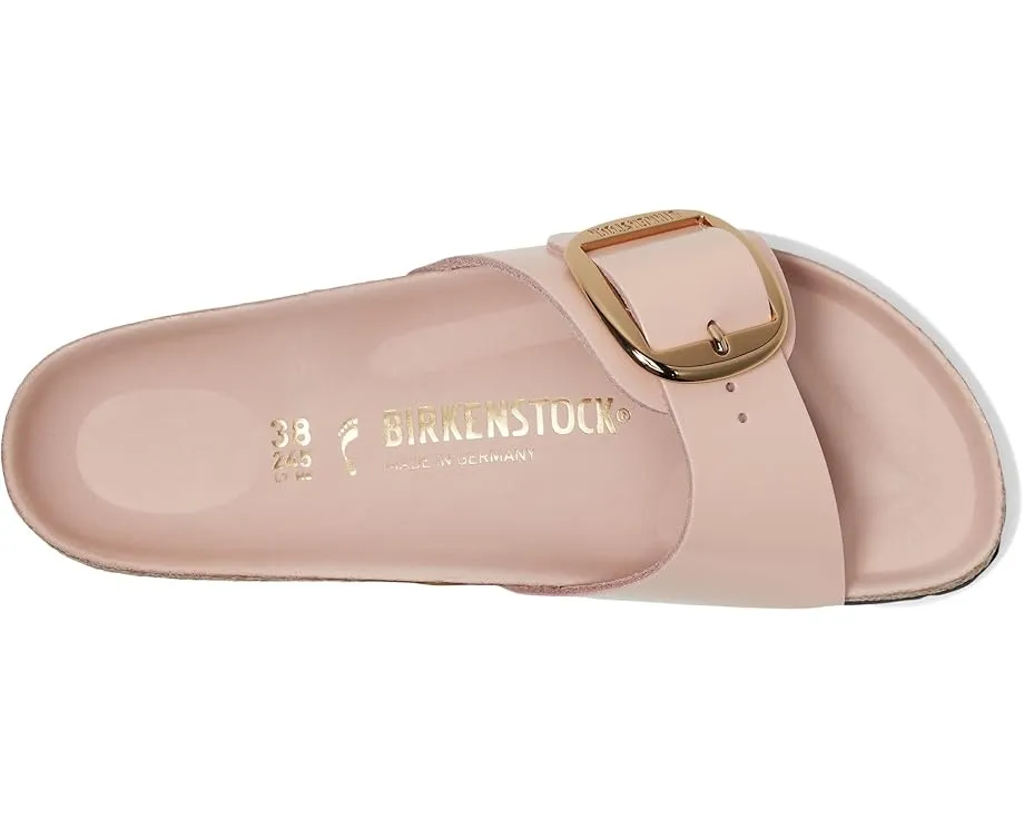 Сандалии Birkenstock Madrid Big Buckle с открытым носком и пробковой стелькой