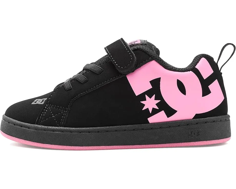 Кроссовки DC Kids Court Graffik Elastic для малышей на шнурках-резинке