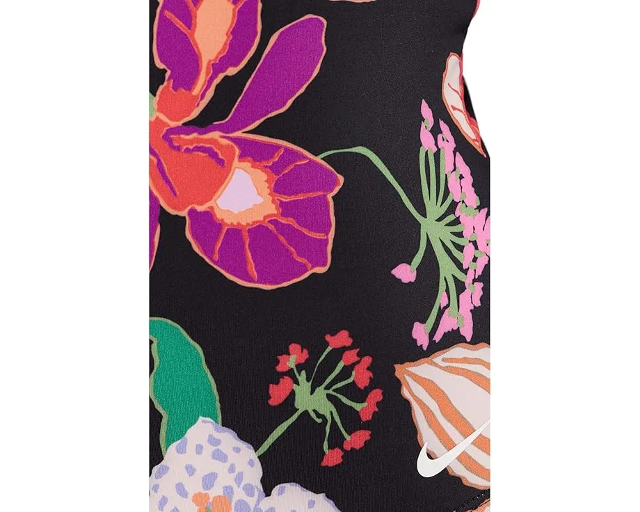 Цельный купальник Nike Hot House Floral с перекрестными бретелями