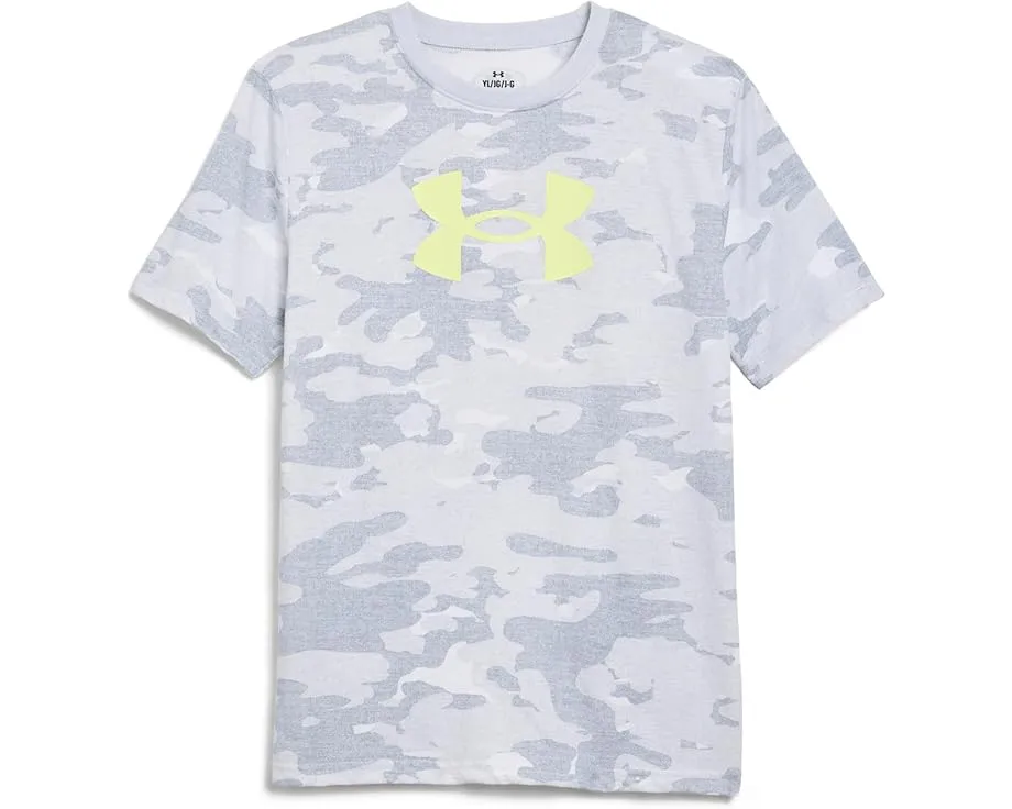 Футболка Under Armour AOP Camo Logo для детей с камуфляжным принтом