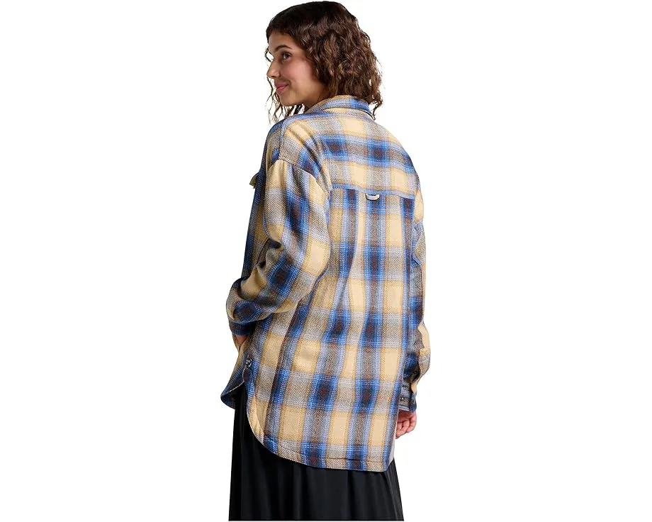 Куртка-рубашка Toad&Co Conifer с пониженной линией плеч и трикотажной подкладкой