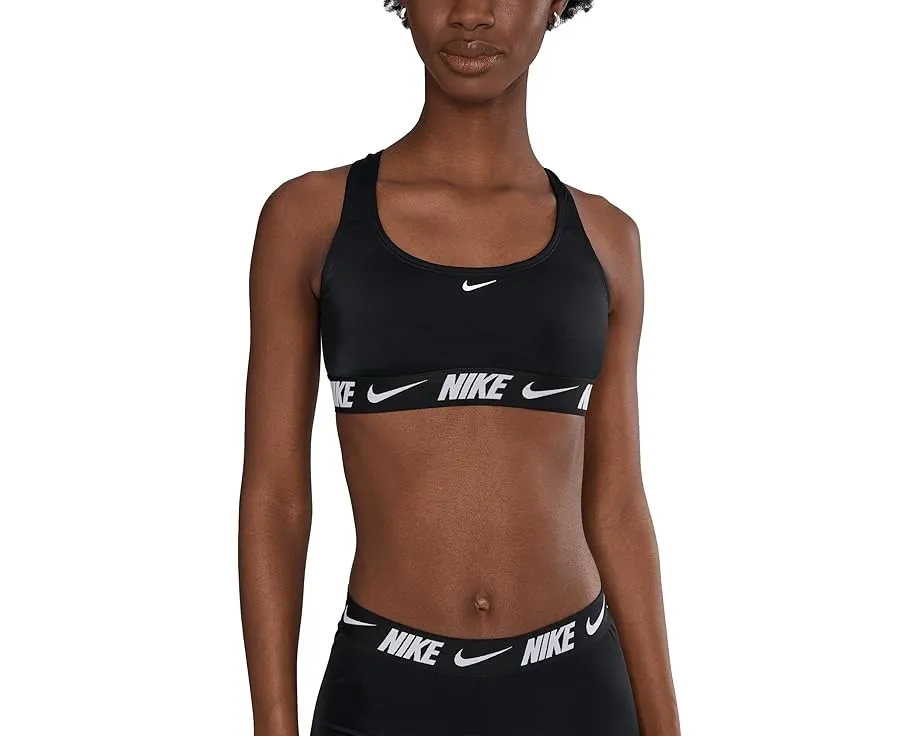 Бикини топ Nike Logo Tape с логотипом на спине и съемными чашками