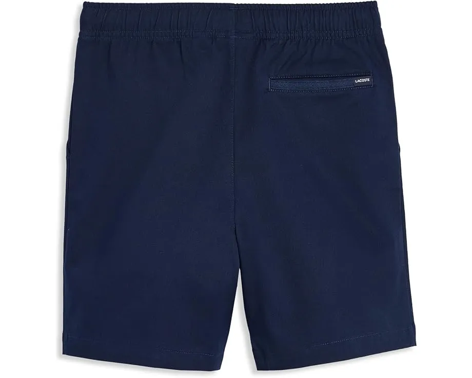 Lacoste шорты stretch twill для подростков с эластичным поясом