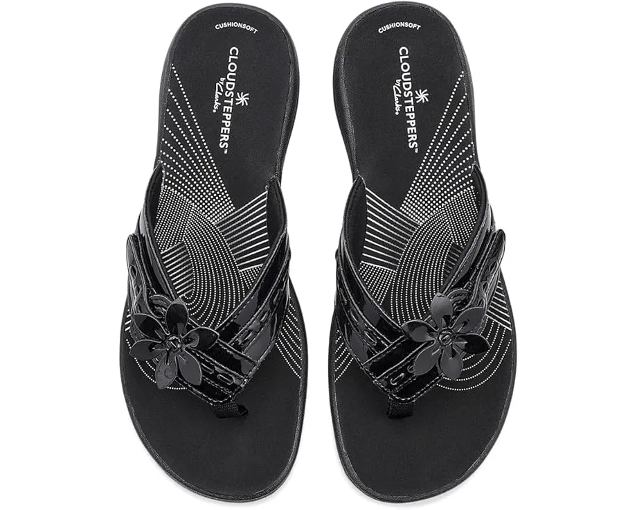 Сандалии Clarks Breeze Opal с цветочным декором и амортизирующей стелькой Cloudsteppers