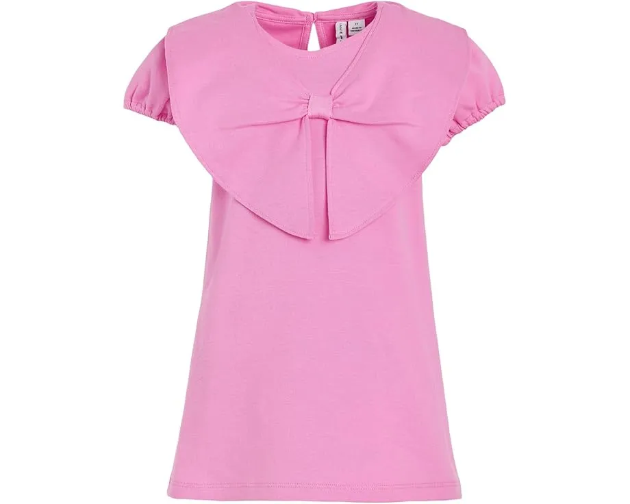 Платье из ткани понте Janie and Jack с большим бантом и длиной до колена