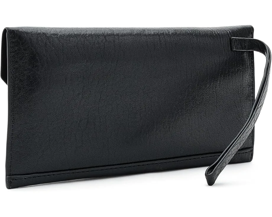 Косметичка Ursa Grain Pouch из зернёной кожи с ремешком от AllSaints