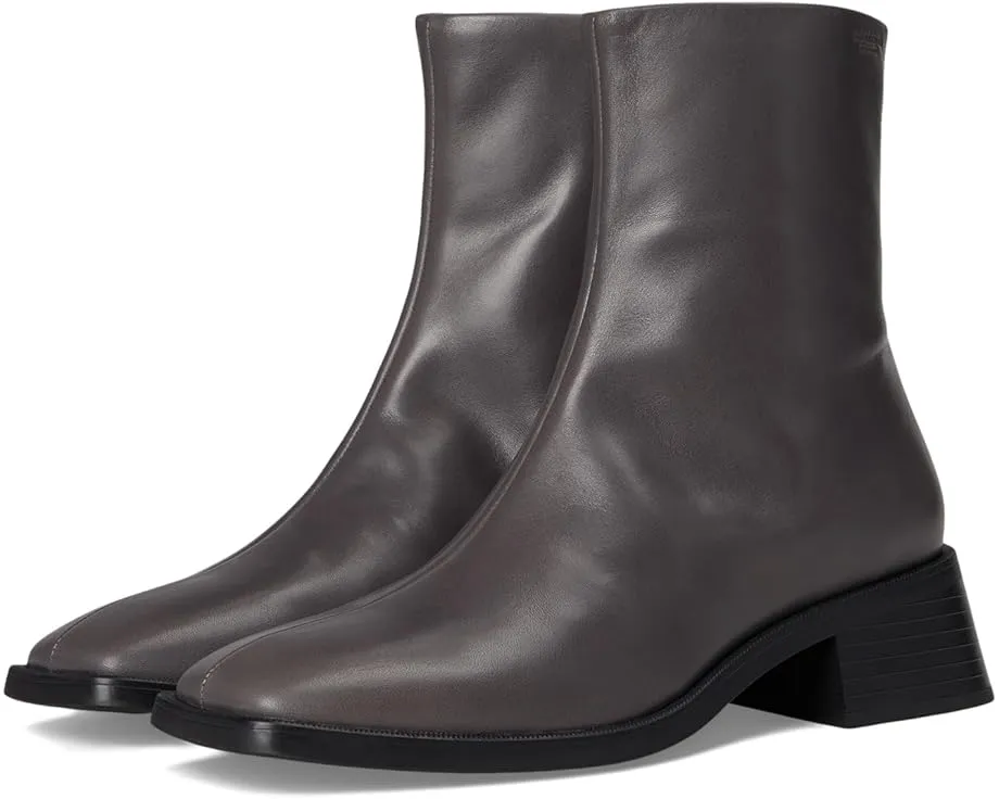 Ботильоны Vagabond Shoemakers Blanca из кожи на каблуке с квадратным носком