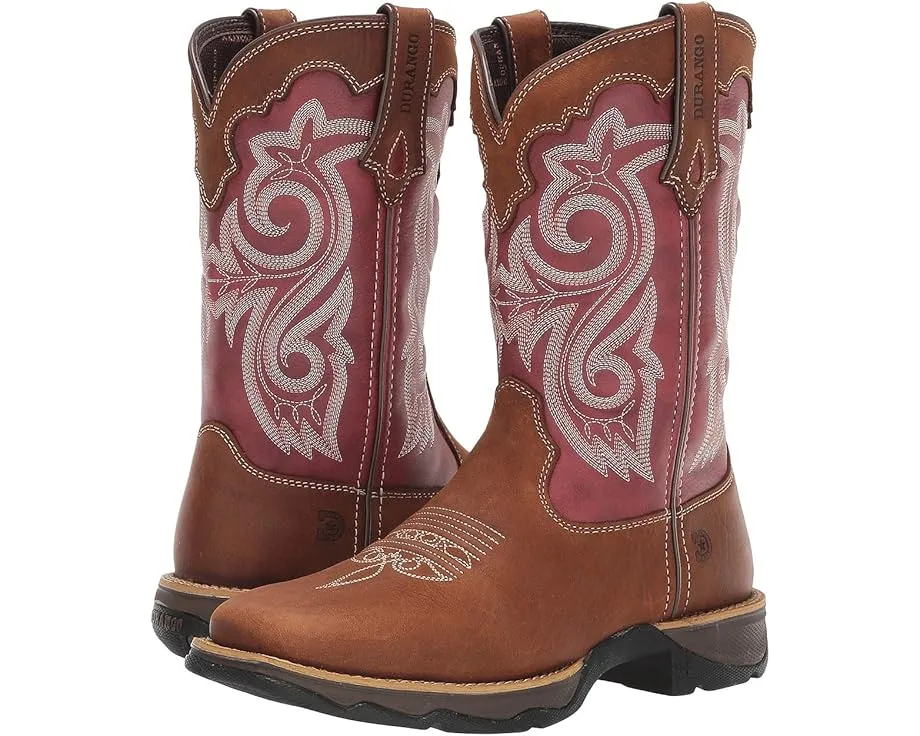 Ковбойские сапоги Durango Lady Rebel 10 дюймов с квадратным носком