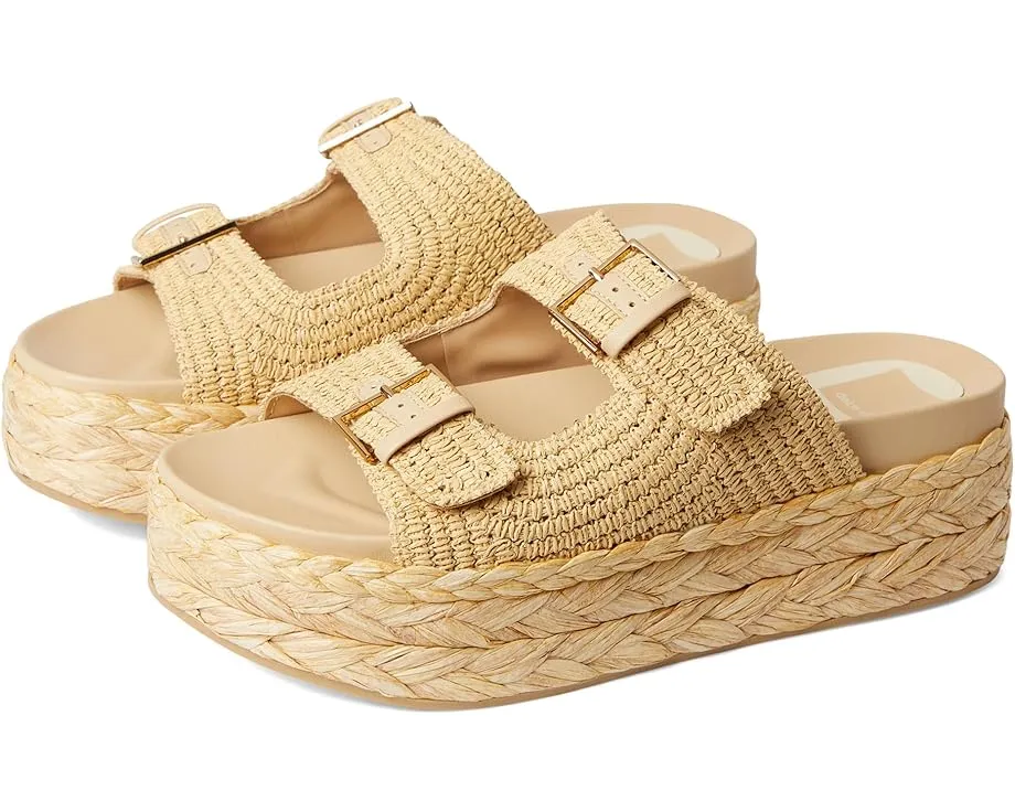 Сандалии Dolce Vita Fayln на платформе с плетеной верхней частью из рафии