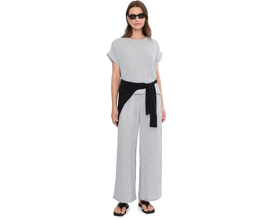 Брюки Eileen Fisher из полосатого органического хлопка