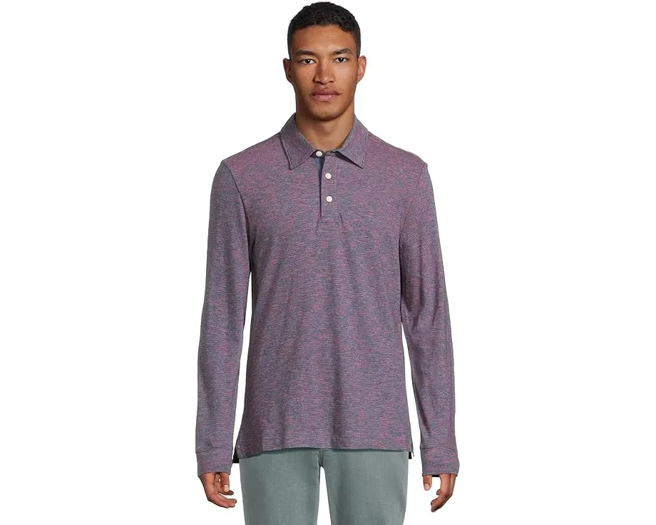 Поло Faherty Long Sleeve Sunwashed из регенеративного хлопка