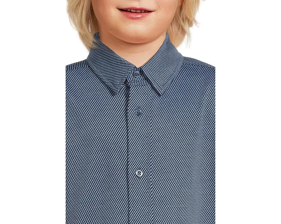 Рубашка Johnston & Murphy Kids XC Flex Stretch с длинным рукавом